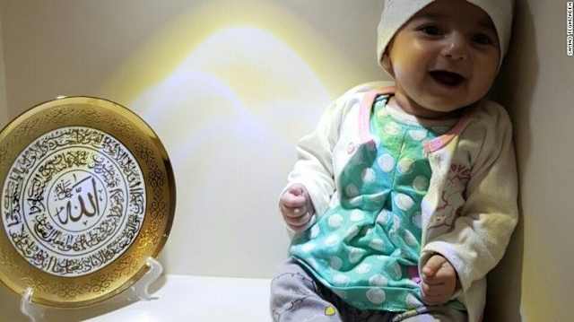 Despite everything Fatemeh is all smiles!