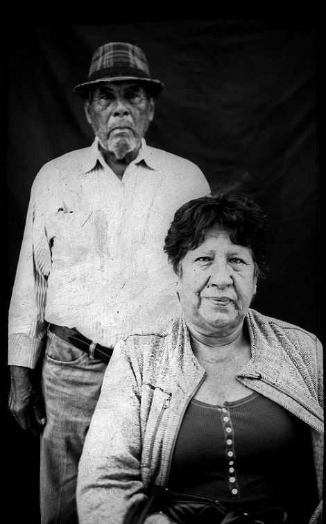 This husband and wife from the state of Sinaloa in Mexico cross the border occasionally to go shopping and visit relatives but say that it has gotten much harder to do so recently.