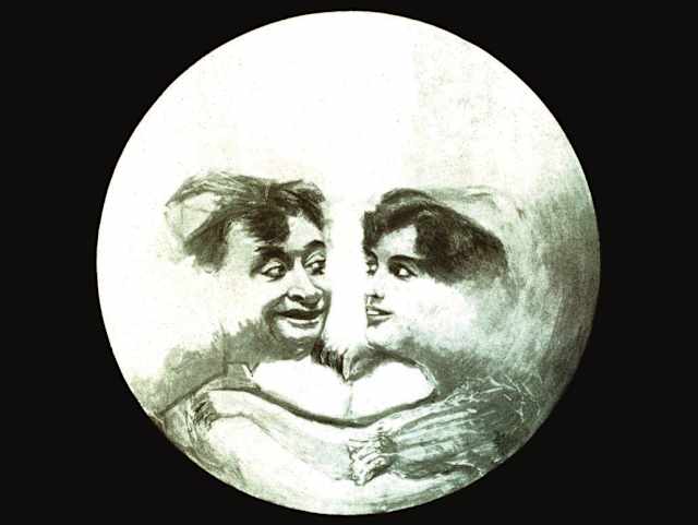 The moon dominates at first glance for most people - did you see the moon first?