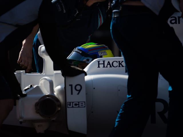 The unretired Felipe Massa... The Brazilian back in action at Williams after his exit u-turn