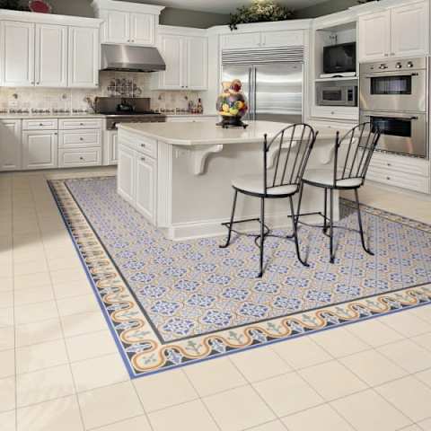 Five Beautiful Patterned Kitchen Floor Tiles To Inspire Your