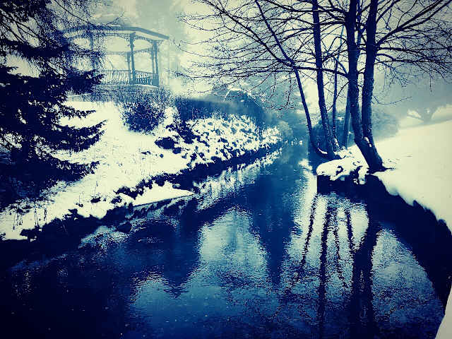 This photo, of the Pavilion Gardens looking all moody in the snow, was sent in to us by Kate Elizabeth Hallam.