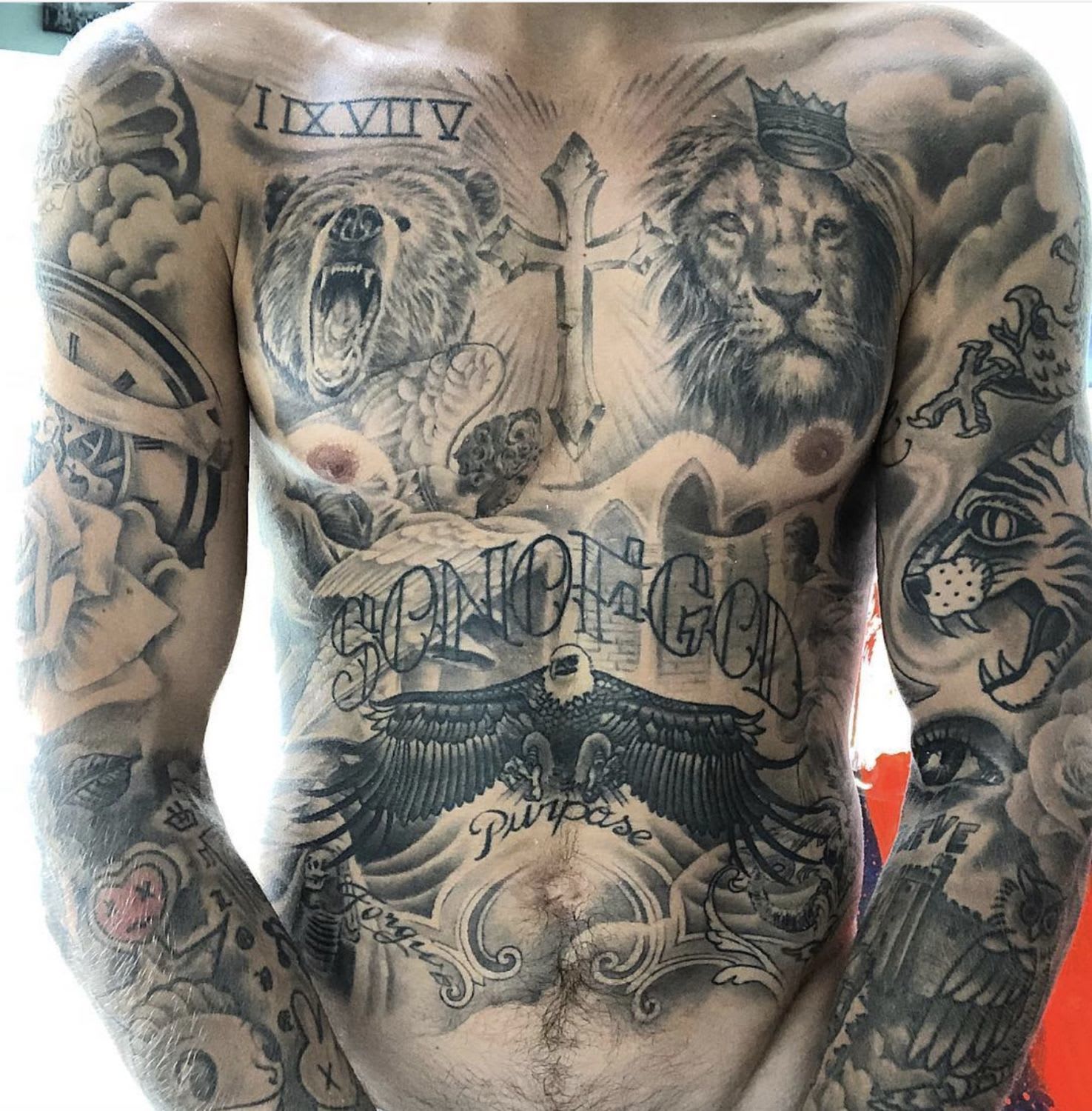 See Justin Biebers New Tattoo  E Online