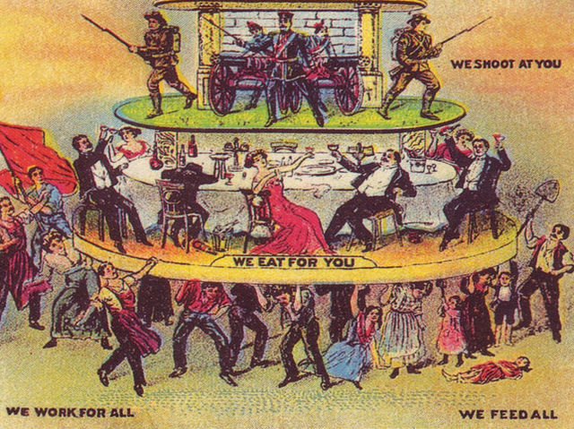 Fascists believe that history is driven by the class struggle.