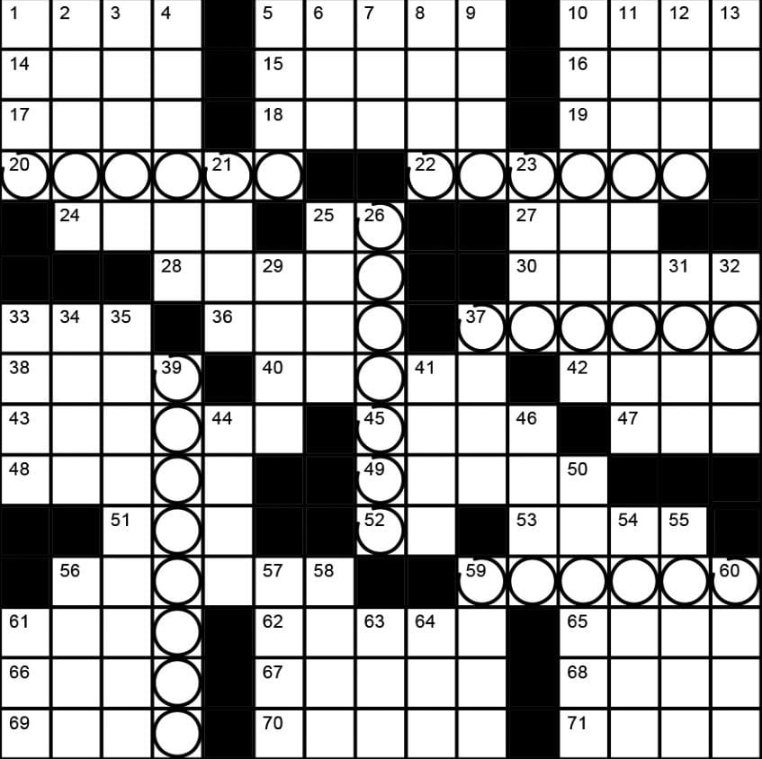 JERUSALEM POST CROSSWORD PUZZLE - Pilgrim parley - The ...