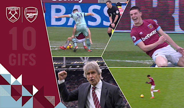 West Ham United 1 0 Arsenal 10 Gifs Which Tell The Story West Ham United