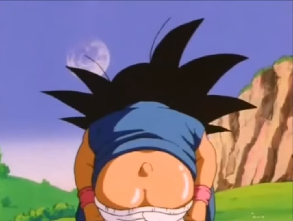 Cuando torturaron a Goku con su colita