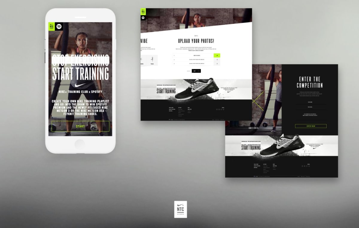 connect spotify to nike training app