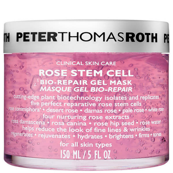 Pure facial pampering - just look at all the rose extracts in this mask! A cooling, rejuvenating gel, it tackles everything from fine lines to dehydration and leaves skin soft and radiant.To use: Apply a generous coat on clean skin. Allow to remain on for 10 minutes. Rinse with cool water. Use 2-3 times a week or daily for intensive repair.