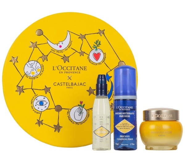 L'Occitane's Divine Routine Collection is a complete skin ritual to restore and refresh the complexion, addressing all visible signs of skin ageing, and restore firmness and firmness for healthier looking skin. Including their iconic Immortelle Oil Makeup Remover (30ml), Precious Cleasning Foam (50ml) and the coveted Divine Cream (50ml), this indulgent giftset makes for a very special gift.  £70.20 