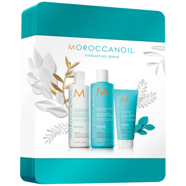 Strengthen, nourish and treat your hair this festive season with the best-selling Moroccanoil Moisture Repair Shampoo and Conditioner to infuse hair with reparative nutrients, plus Restorative Hair Mask for a fresh-cut appearance. This wonderful trio also comes with a keepsake tin, making it perfect to gift this festive season! allbeauty price: £34.70 
