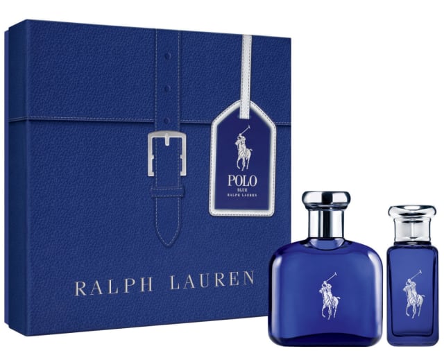 Ralph Lauren Polo Blue is the definition of casual elegance. Cool, fresh, warm spice. A crystal blue sensation. Set includes: Polo Blue Eau de Toilette Spray (75ml) and Polo Blue Eau de Toilette Spray (30ml).RRP: £53.50 allbeauty price: £48.15 