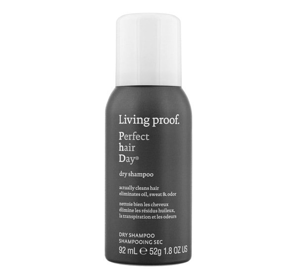 Living Proof Perfect Hair Day (PhD) Dry Shampoo A quick and easy hair refresher, this award-winning dry shampoo actually cleans hair, eliminating oil, sweat and odour. Perfect for sprucing up your hair after a long day at your desk, it's also handbag friendly, residue-free and safe for all hair types. RRP: £14.00 allbeauty price: £9.95 