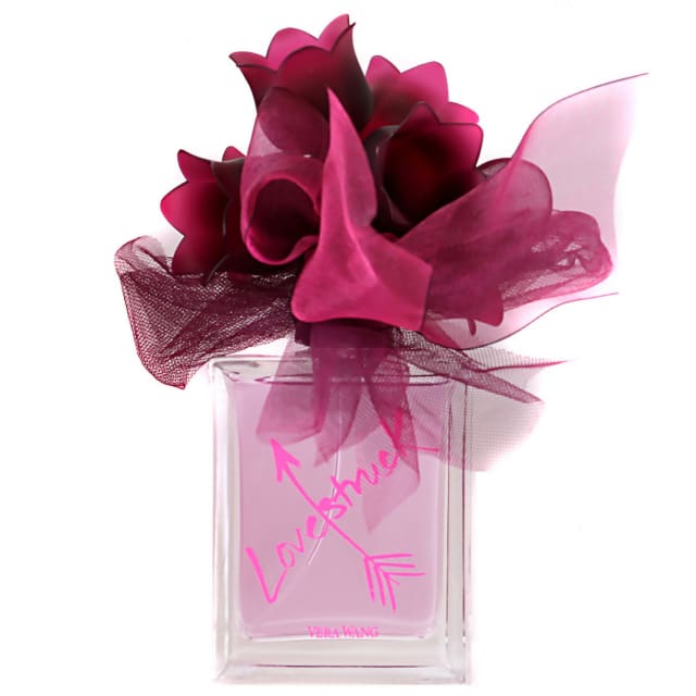 Vera Wang Lovestruck Eau De Parfum  This sparkling floral scent will have you instantly addicted to its mouthwatering pink guava and mandarin top notes and  delicate mix of tuberose and lotus blossom. Inspired by a modern day Romeo and Juliet, precious woods and sheer musk envelope a passionate elegance for an intoxicating and sensual fragrance. RRP: £79.00 allbeauty Price: £19.50 
