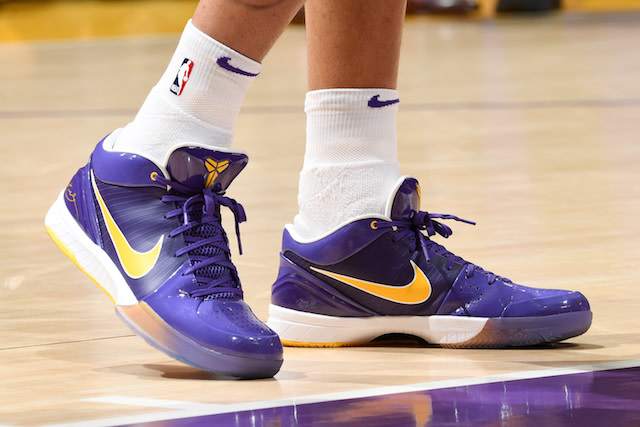 kobe 4 protro lakers