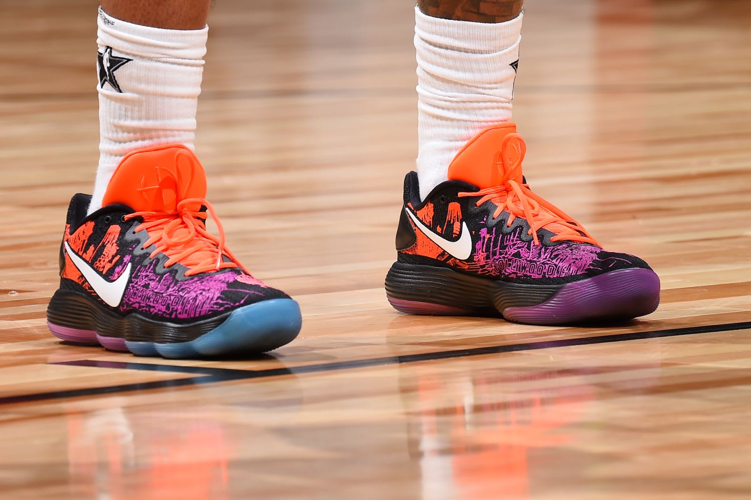 PHOTOS: Paul George's All-Star uniform and Nike shoes