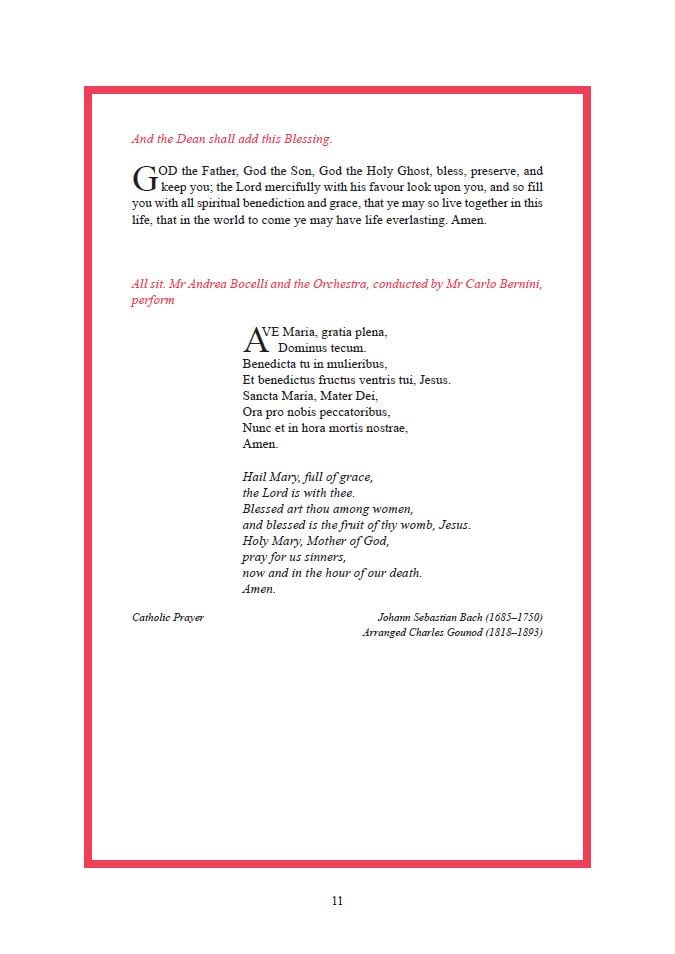 Royal Wedding Follow Along With The Full Order Of Service Uk News Sky News