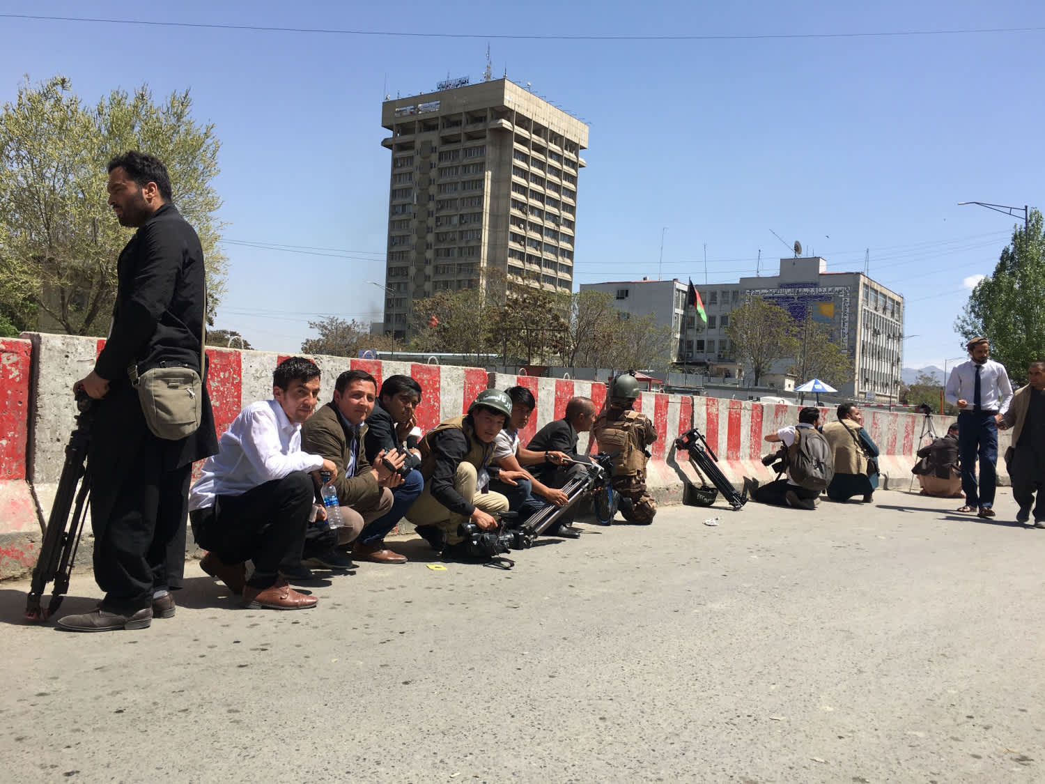 انفجار در مرکز شهر کابل ویدئو و عکس Sputnik Afghanistan