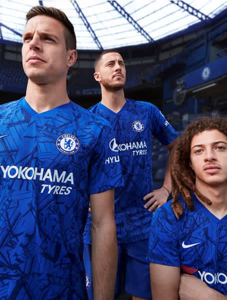 Real Madrid target Eden Hazard models new Chelsea kit will he be wearing it next season ESPN