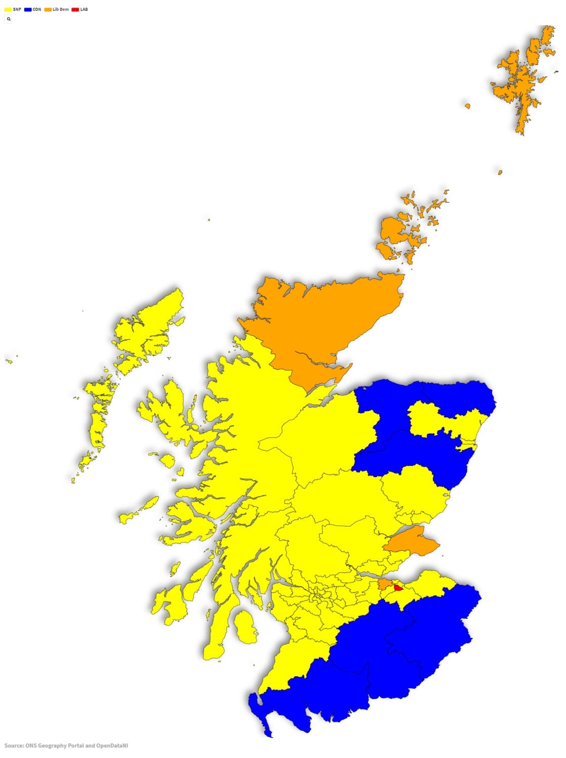 General Election Results This Is How The Constituency Map Of Scotland Looks Now The Scotsman