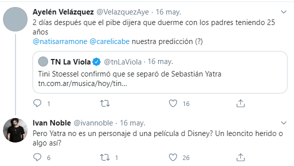 Ivan Noble Y Una Picante Frase A Sebastian Yatra Entretenimientos Telefe Com