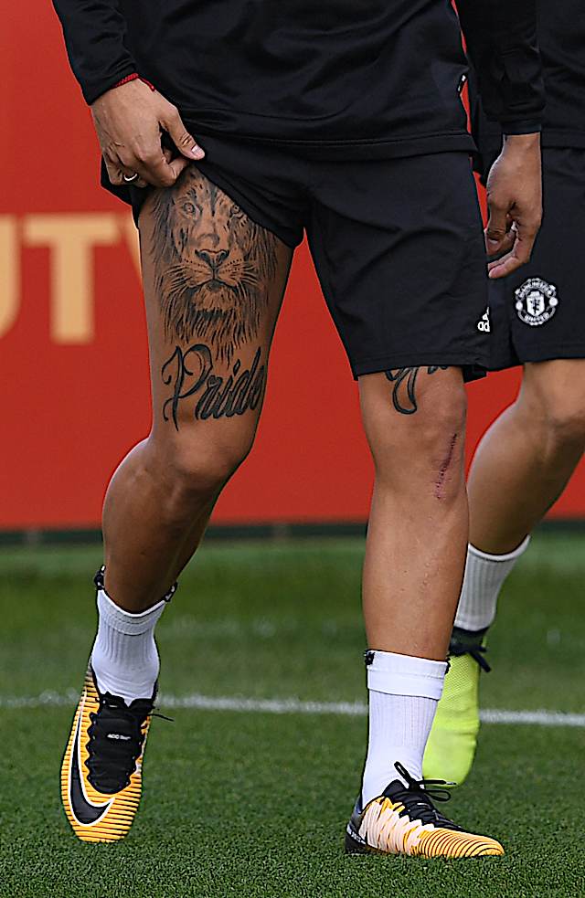 Psg And Brazil Star Neymar Shows Off New Tattoo Of Spider Man And