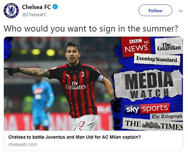 Chelsea Defy Transfer Ban By Asking Fans About Summer Signings Twitter Laughs