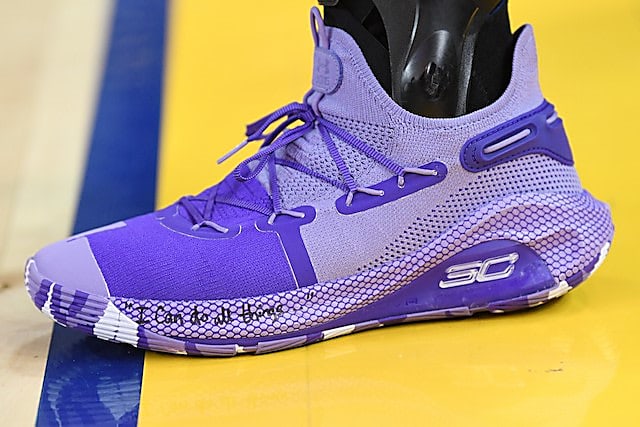 stephen curry purple shoes
