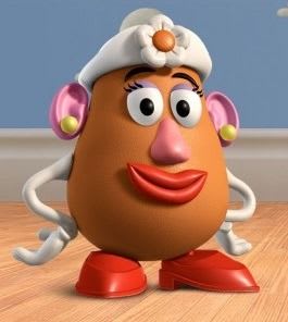 Tuvo su debut en Toy Story 2 y aparece en la 3. Básicamente es una extensión de la popular línea  Mr. Potato Head.