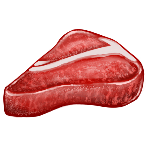 Mmmm. Raw meat.