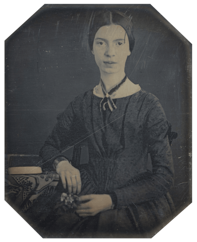 Emily Dickinson (1830-1886) fue una escritora americana que influyó enormemente en el desarrollo de la poesía estadounidense. Es considerada como una de las figuras más importantes de la literatura. Su vida está llena de misterios que aun no han podido ser descifrados.