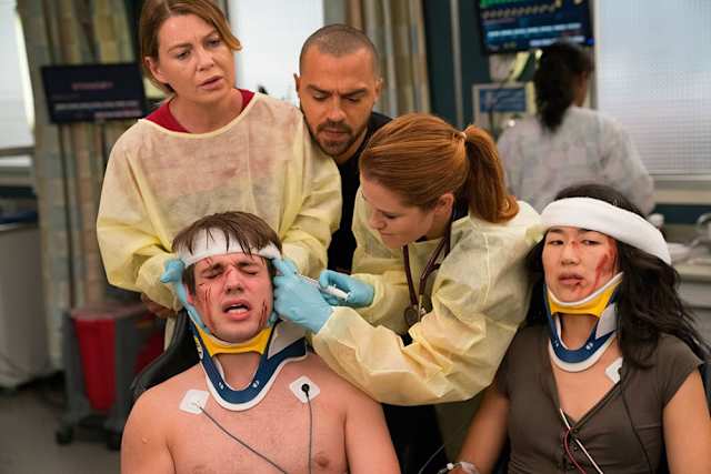 The good doctor gives her dick, naked chear leders