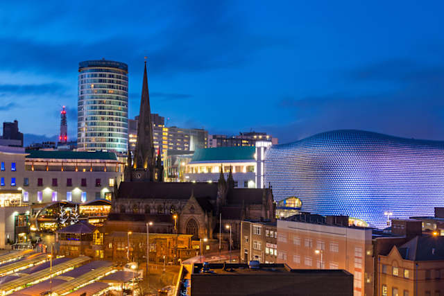 As the city with the largest population outside of London, it's not a huge surprise that Birmingham was third.