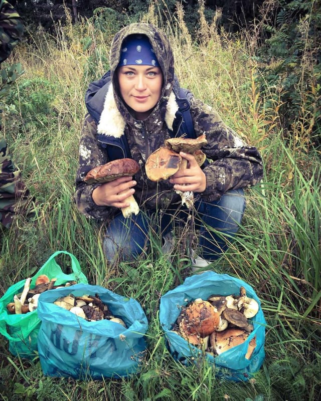 Фото o_tishina "Дары Карелии: белые грибы, клюква, судак. Идут масштабные заготовки ряпушки. Короче, всё мега вкусно!" #карелия #грибнаяохота #болото #сямозеро 