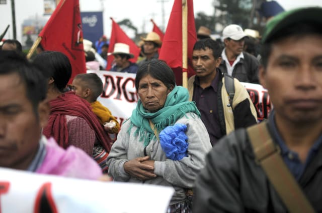 En 2013 11 indígenas guatemaltecos murieron y otros 18 resultaron heridos en la comunidad San José Nacahuil, al noreste de la capital. Desconocidos asesinaron a 11 personas e hirieron a otras 18 al atacar dos cantinas de la localidad. Denunciaron que la policía tuvo que ver en el ataque.