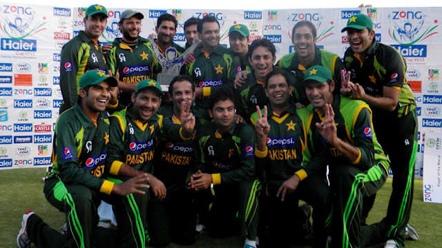 No need for your trademark celebration pose when the trophy does the job.