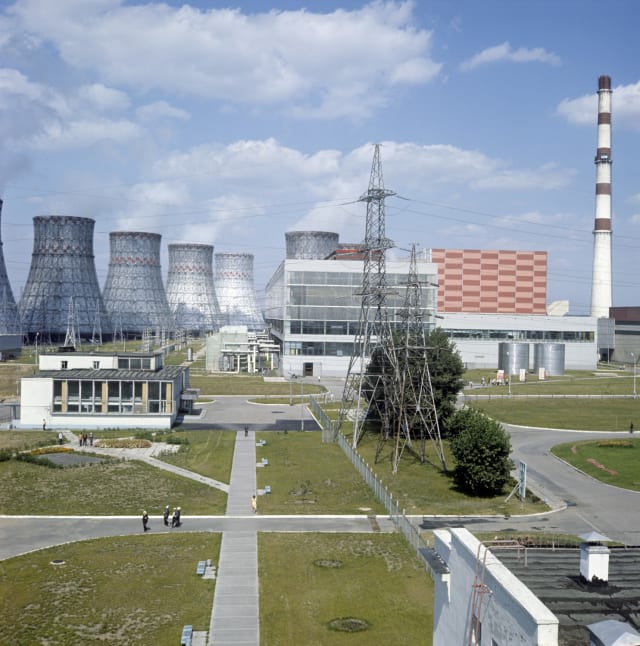 Una central nuclear en la URSS (imagen referencial) 