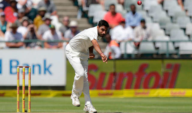 Bhuvneshwar Kumar had been India's best bowler in the first Test of the South Africa tour, taking three wickets within his first three overs on the first morning. But on a dry pitch in Centurion, he was left out for Ishant Sharma. Virat Kohli's explanation was that he expected inconsistent bounce and felt Ishant's height would be an advantage. Jasprit Bumrah, just one-Test old, and Mohammed Shami, who had been a bit erratic in Cape Town, were the other two frontline seamers. India lost the Test and went down 0-2 in the series. Bhuvneshwar returned for the third Test, at the Wanderers, and was Man of the Match in India's win.