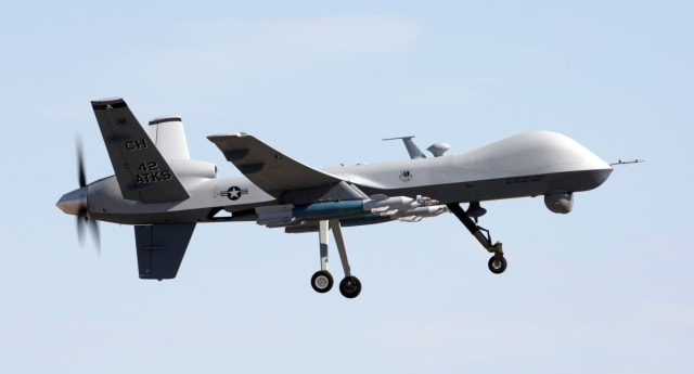 Para las funciones de ataque EEUU utiliza el dron MQ-9 Reaper que no dispone de ningúna medida de furtividad. 