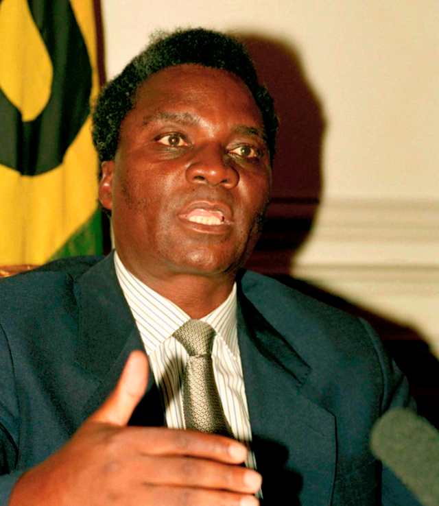 Juvenal Habyarimana, el entonces presidente de Ruanda