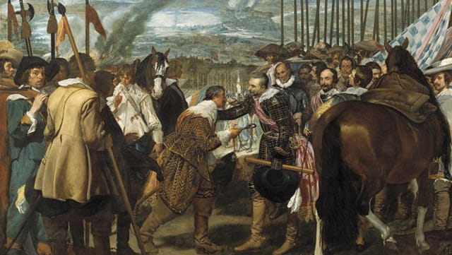 ‘La rendición de Breda’ (Velázquez, 1634-1635).- 