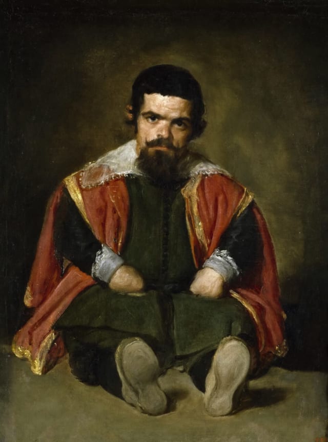 ‘El bufón don Sebastián de Morra’ (Velázquez, 1645).- 