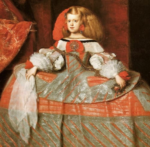 ‘La infanta Margarita adolescente’ (Velázquez, 1660).- 