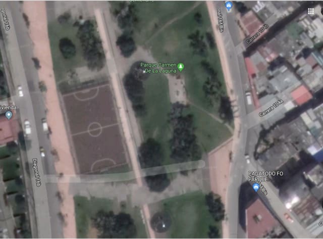 Carmen de la Laguna  es un parque ubicado en la localidad de Fontibón. Es un espacio en el que puedes volar tu cometa y practicar otros deportes como Fútbol, baloncesto, microfútbol y voleibol. 