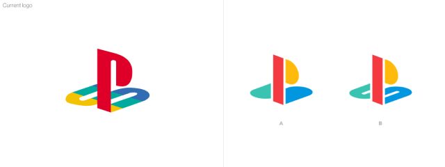 El diseñador gráfico Gustavo Zambelli presentó dos opciones diferentes del logotipo de la marca de videojuegos, ambas iluminando la combinación de colores original, pero a la vez fiel a sus formas de letras reconocibles. 