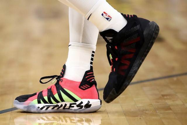 damian lillard lime green shoes