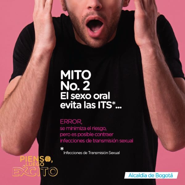 Según expertos de la Secretaría de Salud, puede que esta práctica minimice el riesgo, pero no evita que contraigas infecciones severas o enfermedades de transmisión sexual,  #PiensoLuegoExcito .