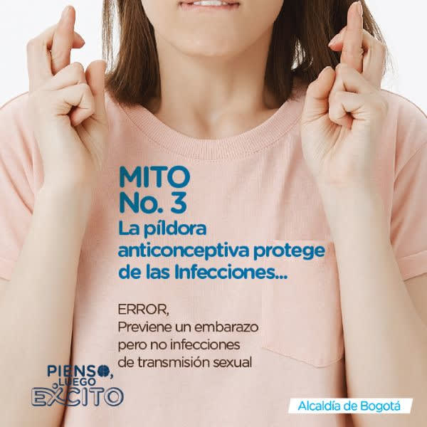 Una cosa es que no vayas a ser papá o mamá y otra muy diferente es que estés sano. ¡No te confundas! Infórmate y protégete siempre  #PiensoLuegoExcito .