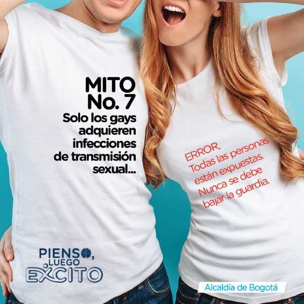 Hombre con mujer, mujer con mujer y hombre con mujer, todos siempre debemos protegernos en las relaciones sexuales. Nadie está exento de los riesgos de las ITS  #PiensoLuegoExcito 