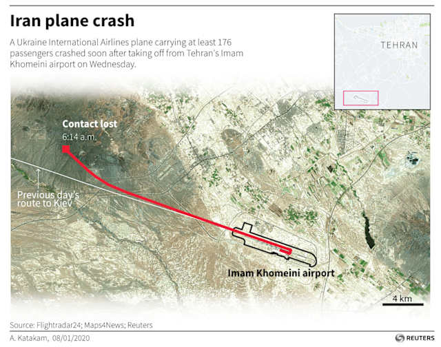 A las 6:14 horas locales se perdió el contacto con el avión.